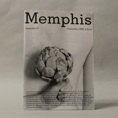 Memphis Ausgabe 12, Dezember 2006 / Christian Egger [et.al.]