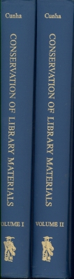 Conservation of library materials; a manual and bibliography on the care, repair, and restoration of library materials / by George Martin Cunha and Dorothy Grant Cunha. Volume II: Bibliography