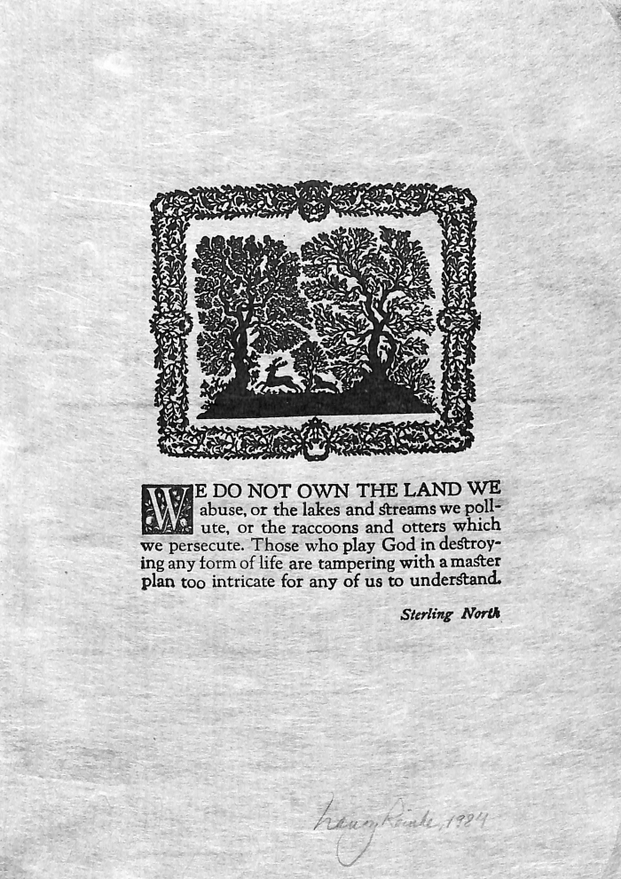 [We Do Not Own The Land] / [Lucy Rinke ?]

