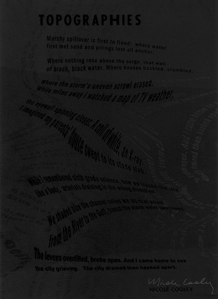 Topographies / Nicole Cooley

