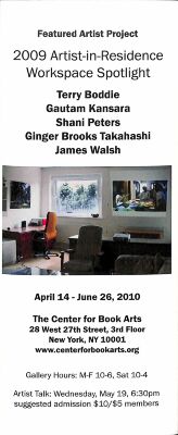 [Exhibition brochure for "2009 Artist-in-Residence Workspace Spotlight"]
