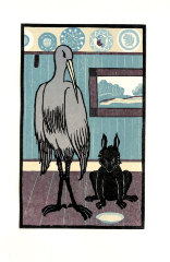 [Stork and dog/rabbit] / Vincent Torre
