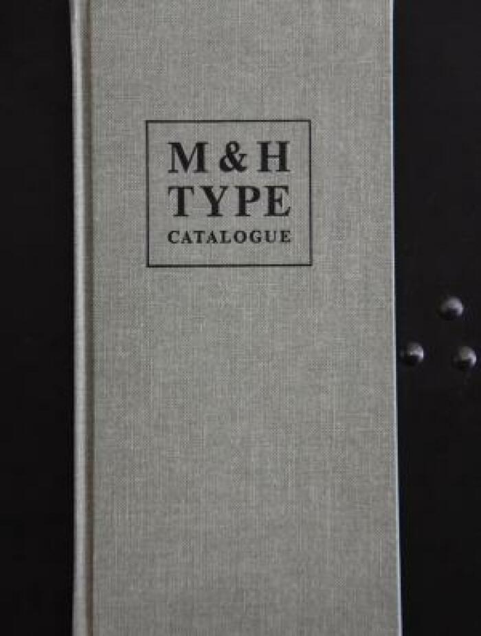 Catalog of printing types offered by M & H Type / M & H Type