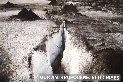 [Postcard advertising "Our Antropocene: Eco Crises"]