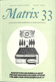 Matrix 33: A Review for Printers & Bibliophiles: Number Thirty-three, Spring 2015 / Whittington Press; edit by John and Rosalind Randle