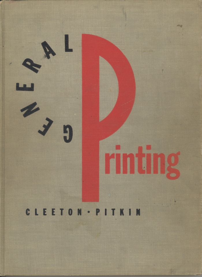 General printing / by Glen U. Cleeton and Charles W. Pitkin