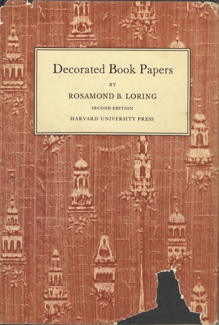 Decorated book papers; being an account of their designs and fashions / by Rosamond B. Loring