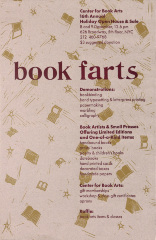 Book Farts : Center for Book Arts 16th Annual Holiday Open House & Sale : 8 and 9 December, 12-6 pm, 626 Broadway, 5th floor, NYC ...