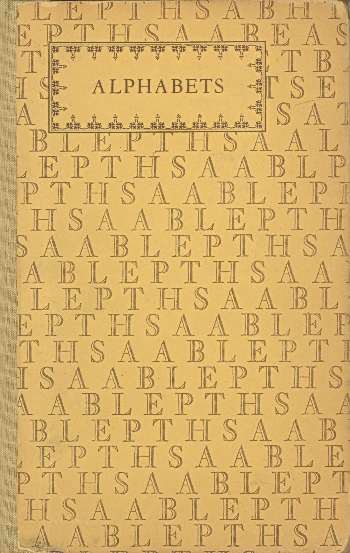 Alphabets; a manual of letter design : with complete alphabets of varied styles of lettering / by Douglas C. McMurtrie.