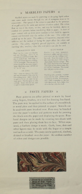 [Marbled Papers / Paste Papers] / [Bibliographical Press]

