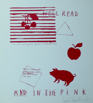 Well Read and In the Pink : Color Saturated Books in Red + Pink : March 15 - April 30, 1985 / Center for Book Arts