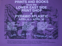 Prints and Books from the Lower East Side Print Shop at Pyramid Atlantic April 6-April 30 …
/ [Pyramid Atlantic]