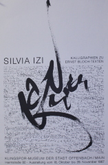 Silvia Izi : Kalligraphien Zu Ernst Bloch-Texten / Klingspor-Museum Der Stadt Offenbach Main
