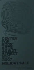 Center for Book Arts : 28 W 27 Street NYC : 2007 Holiday Sale ... / Delphi Basilicato
