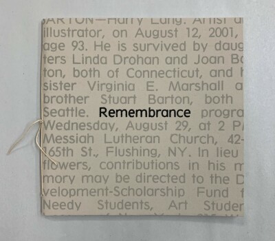 Remembrance / Judith Mohns