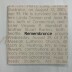 Remembrance / Judith Mohns