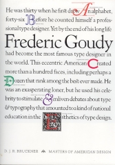 Frederic Goudy / by D.J.R. Bruckner