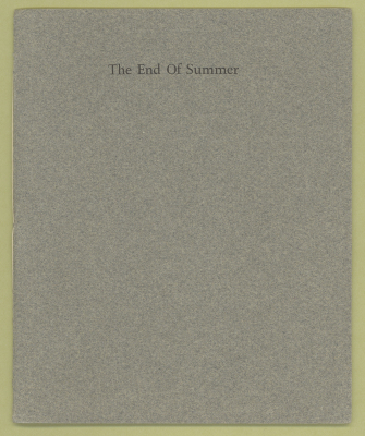 The End of Summer, cover