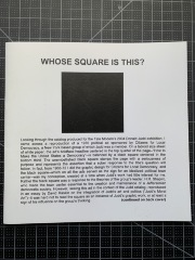 Whose Square Is This? / Paul Zelevansky