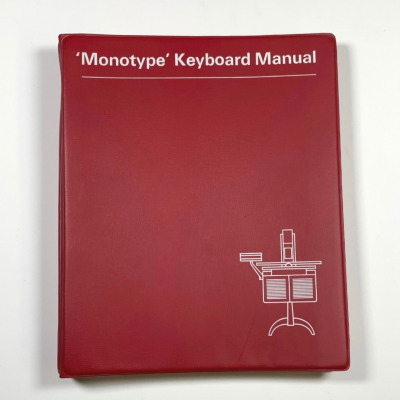 'Monotype' Keyboard Manual / The National Committee of the Monotype Users' Association
