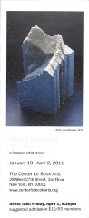 Exhibition brochure for "Guy Laramée: The Great Wall"