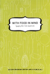 Exhibition catalog for "With Food in Mind"