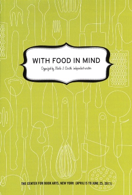 Exhibition catalog for "With Food in Mind"