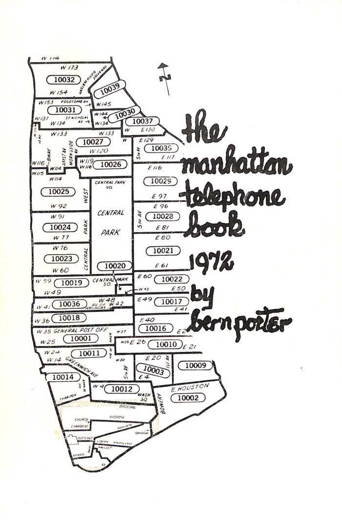 The Manhattan Telephone Book / Bern Porter