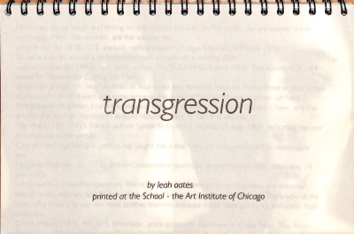 Transgression / Leah Oates