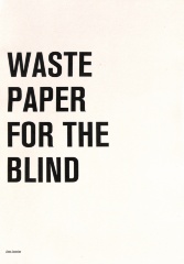 Waste Paper for the Blind / Elena Costelian