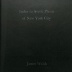 Index to Arctic Plants of New York City / James Walsh