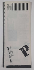 [Printed Matter: Books by Artists Holidays 1986]