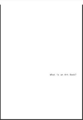 What is an Art Book? / The Modern Language Experiment
