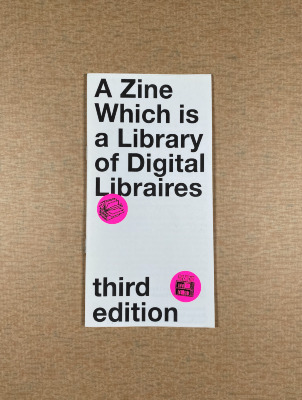 A Zine Which is a Library of Digital Libraries / Kaiya Waerea