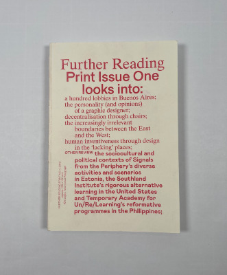 Further Reading Print No. 1: Identity / Further Reading Press