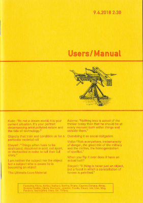Users/Manual / Kari Cholnoky