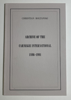 Archive of the Carnegie International / Christian Boltanski 