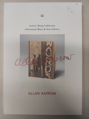 Artists' Books Collection, Athenaeum Music & Arts Library: Allan Kaprow