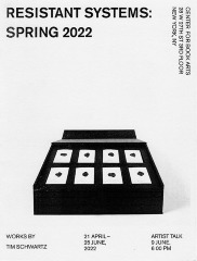 Exhibition brochure for "Resistant Systems Spring 2022"