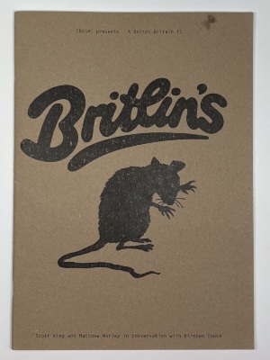 A Better Britain II: Britlins, Scott King and Matthew Worley in Conversation with Kirsten Cooke / CRASH!