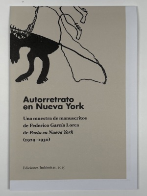 Autorretrato en Nueva York	/ Federico García Lorca
