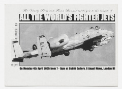 All the World's Fighter Plane 2004 Book Launch at Cubitt Gallery / Fiona Banner