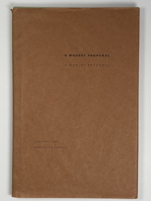 A Modest Proposal / Mary Ellen Carroll