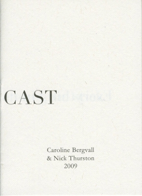 The Die is Cast / Caroline Bergvall, Nick Thurston