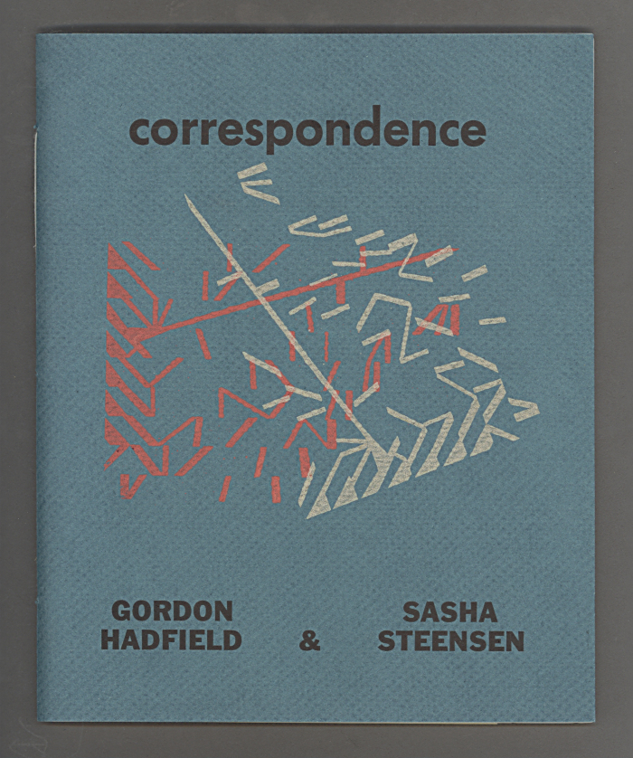 Correspondence / Gordon Hatfield; Sasha Steensen