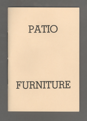 Patio Furniture / James Prez