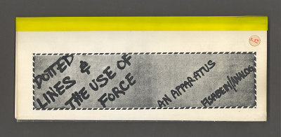 Dotted Lines and the Use of Force: An Apparatus/ Sue Fishbein