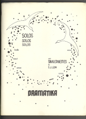 Dramatika: Vol. 12, Issue #23: Spring 1979: Solos and Simultaneities: Speculative Structures  (1874-1978) / S.J. Leon 