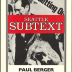 Seattle Subtext / Paul Berger