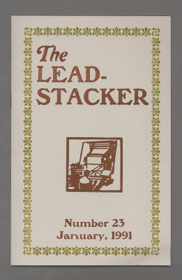 The Lead-Stacker: Number 23 / John Horn